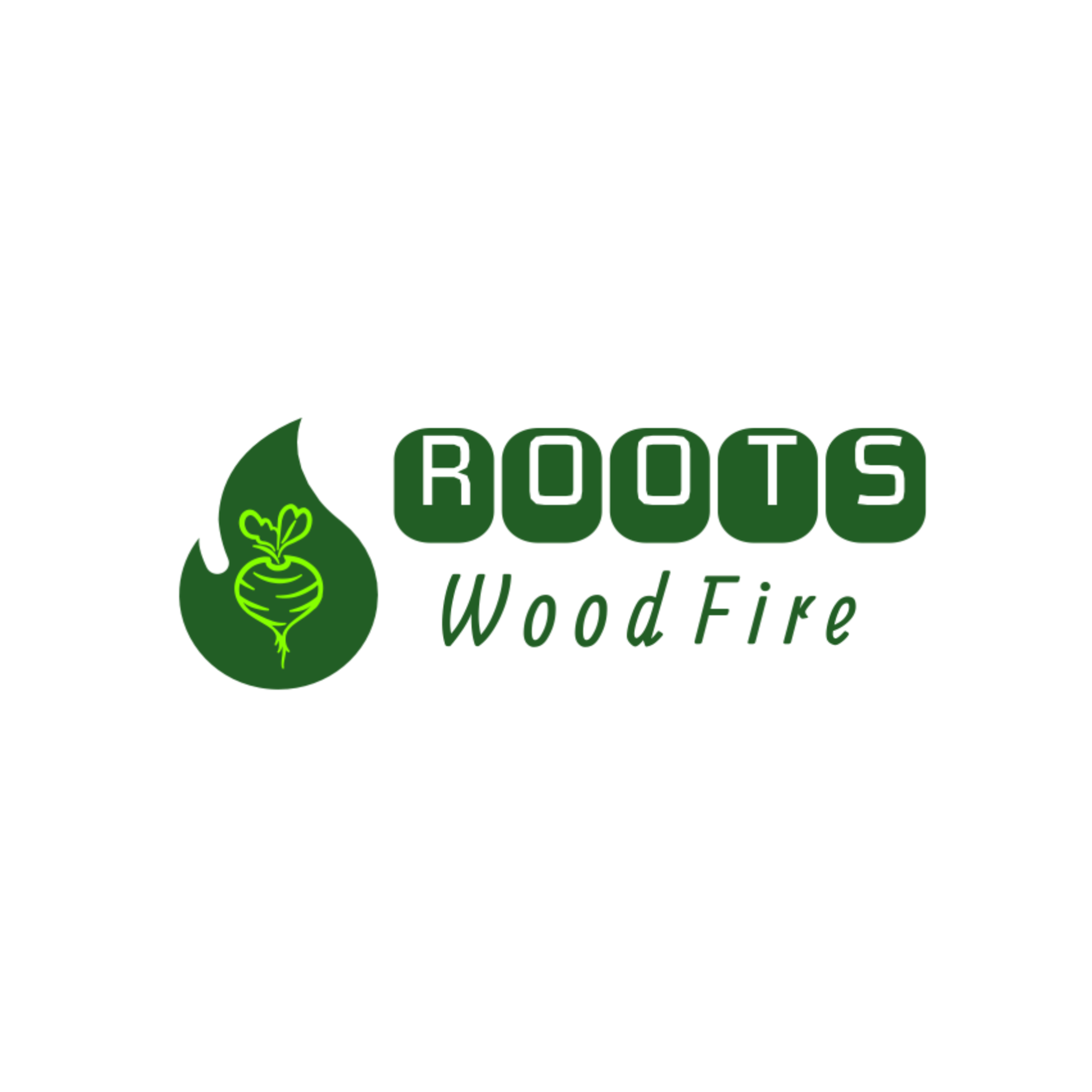 Roots Wood Fire original logo
